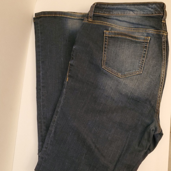 torrid Denim - Torrid Dark Denim Relaxed Boot Cut Jeans - Size 14